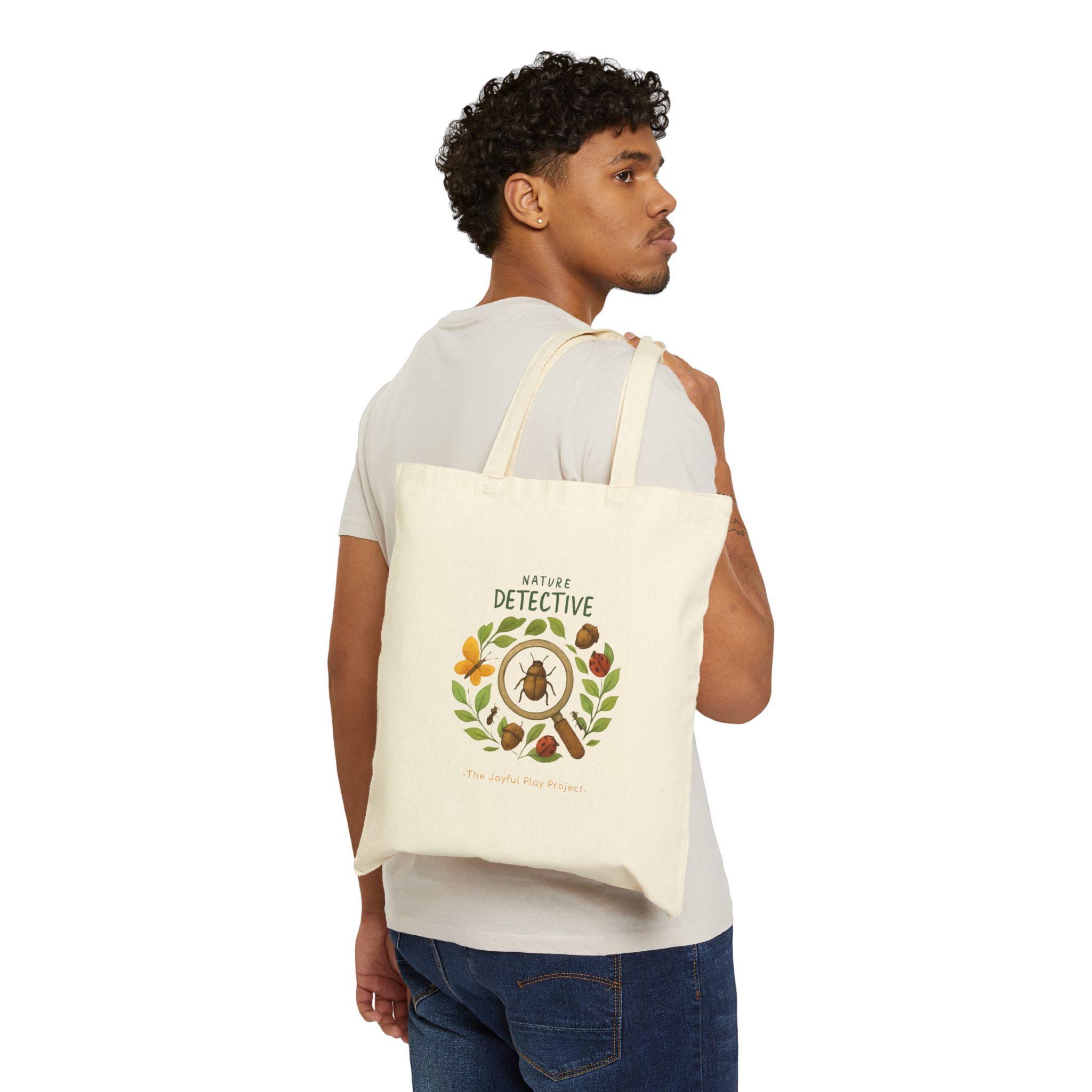 Nature Detective | Cotton Canvas Tote Bag - Image 3